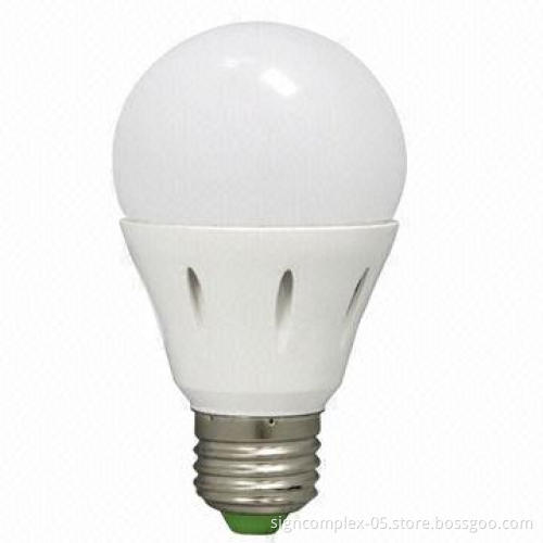 6W LED Globe Bulbs with Up to 50,000-hour Long Lifespan and 70% Energy-saving